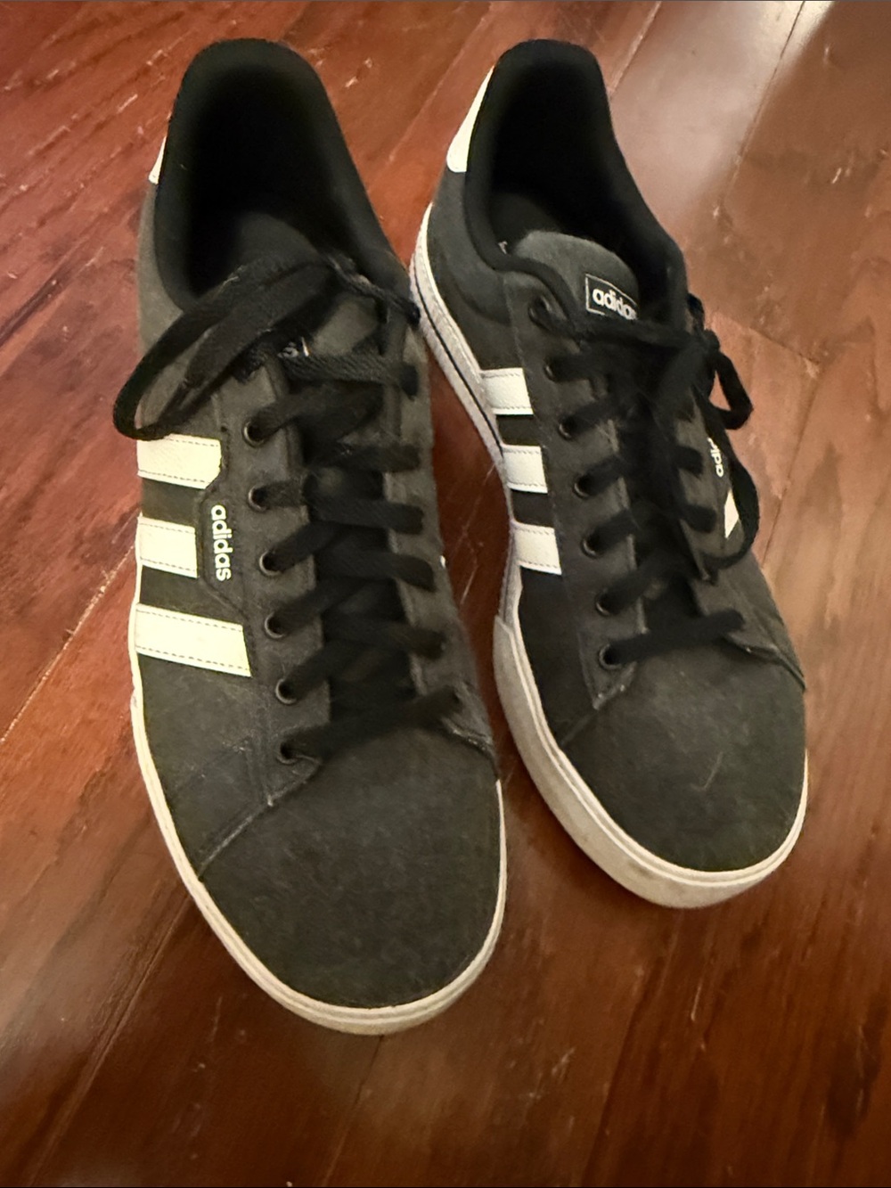 adidas Black Sneakers with White Stripes - Picture 4 of 6